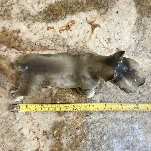 LEFTON Vintage Schnauzer Dog Puppy Porcelain Figure - Picture 8 of 8